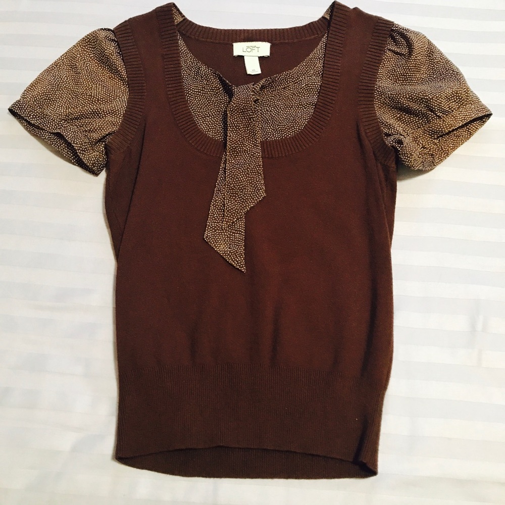 Sweater 'vest' blouse